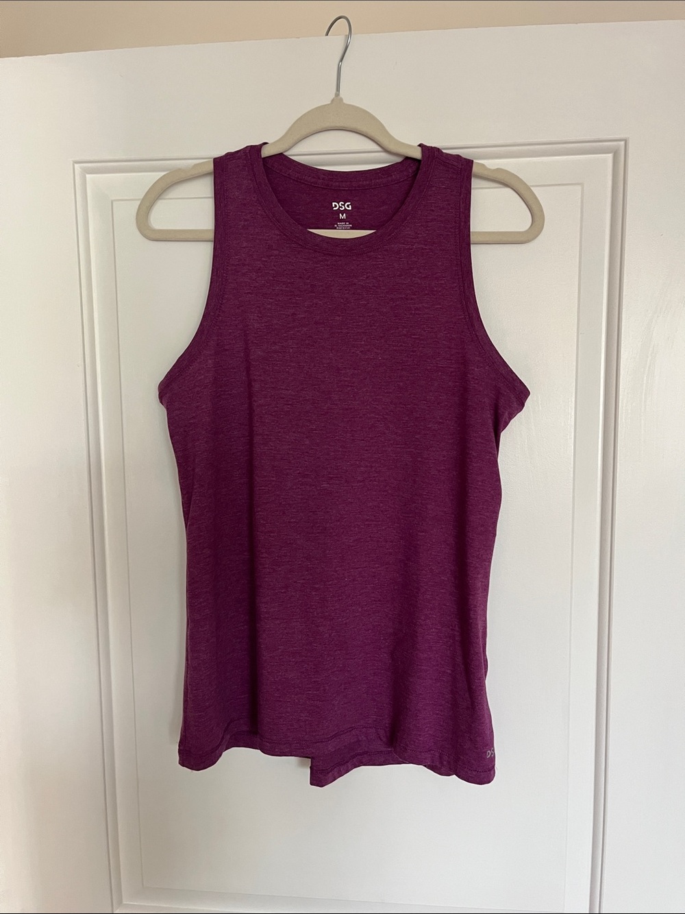 DSG Women's Tank Top in Plum Heather Sz M